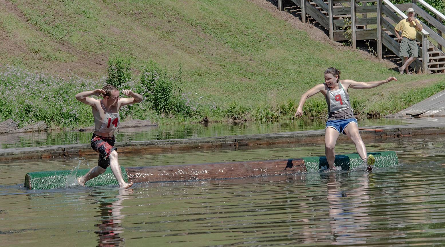 Bark Peelers' Festival 2018 Champion Barkpeeler Pennsylvania Lumber